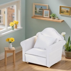 Dollhouse Furniture, Miniature Furniture Gnome Furniture, Mini Armchair, Miniature Sofa, Dollhouse Sofa Gnome Armchair, Dollhouse Sofa Equipment for Mini Dollhouses