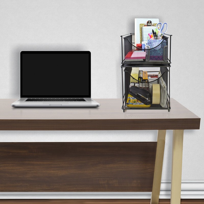 Sorbus® Cabinet Organizer Set — Mesh Storage Organizer with Pull