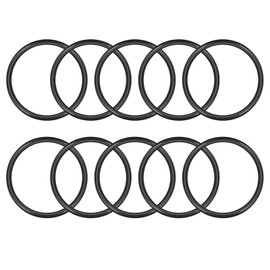TA-VIGOR 10Pcs Nitrile Rubber O-Rings, 55mm OD 47mm ID 4mm Width Rubber Washers Spacer O-Rings Gasket kit, Metric Sealing Gasket for Hose, Faucet, Automotive, Plumbing