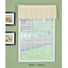 Today's Curtain, Orleans Scallop Curtain, Ecru Valance, 60" W x