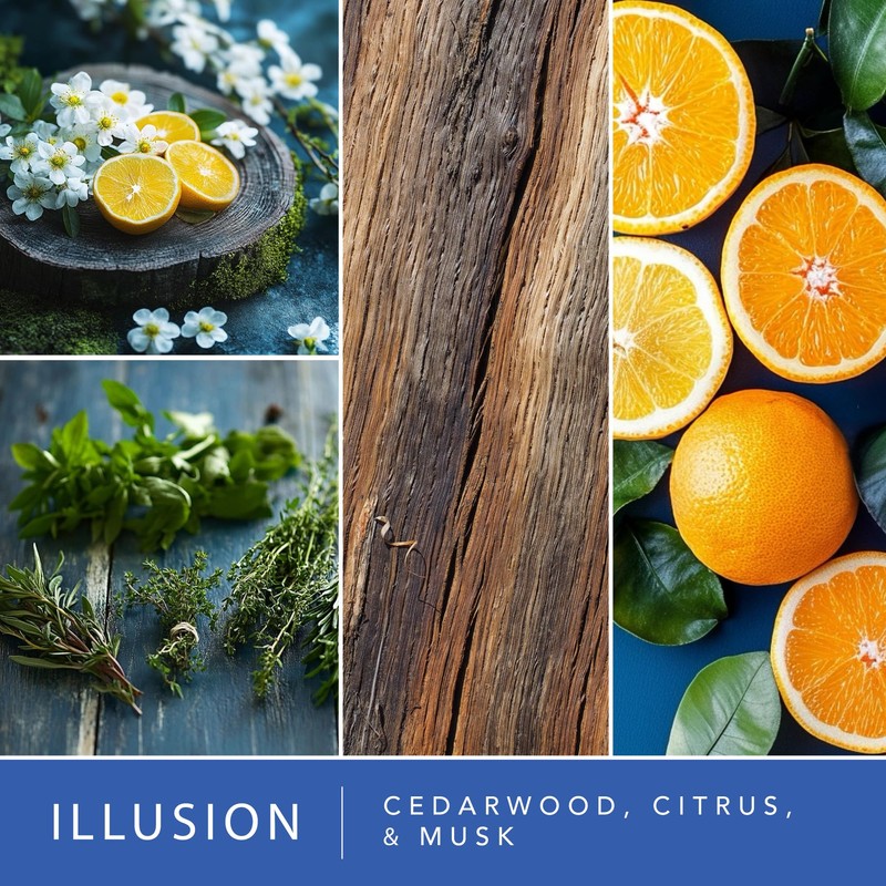 Scentsationals Wax Melts, Wax Cubes Strong Scent - Illusion -