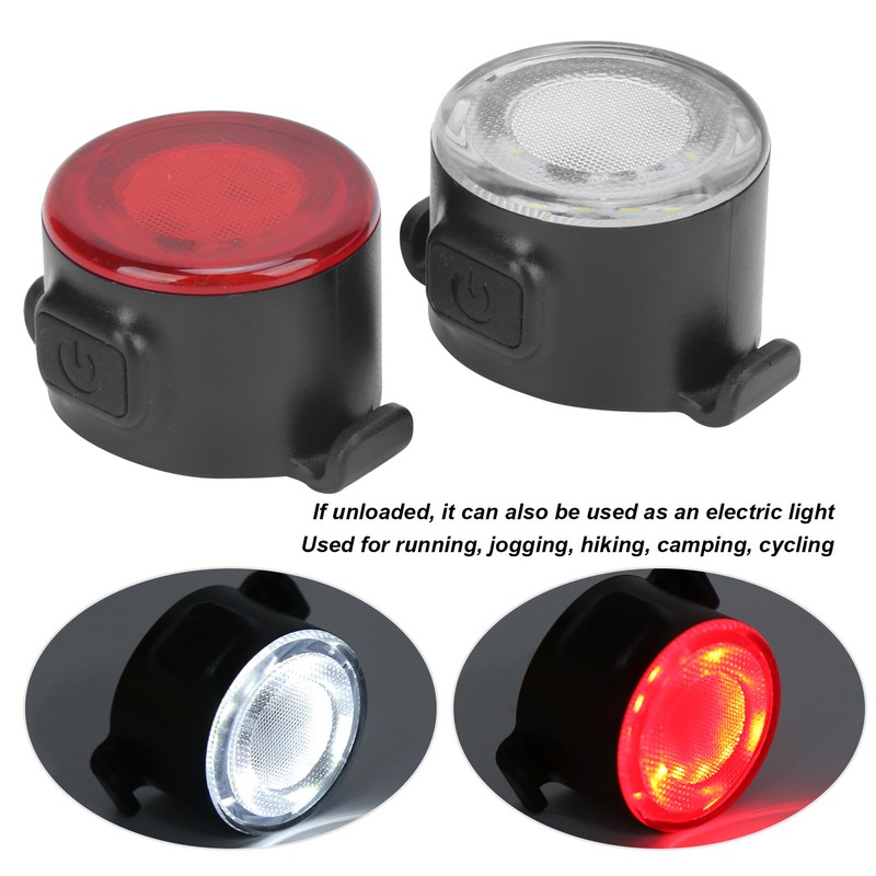 Bike LED Tail Light Front Light Set USB Rechargeable Bike