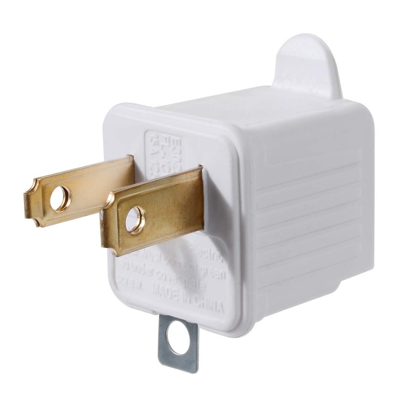 TENINYU Grounded Adapter 3-Prong to 2-Prong Outlet Converter - 3