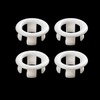 4-Pack Sink Circular Overflow Hollow Ring,Overflow Drain Cover,Kitchen Bathroom Sink