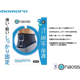バックサポートベルト マモロー ネイビー×グリーン LLサイズ