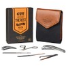 Gentlemen's Hardware - 6-Piece Stainless Steel Manicure Set in Canvas