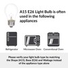 Simba Lighting Appliance Light Bulb A15 40W (6 Pack) Incandescent