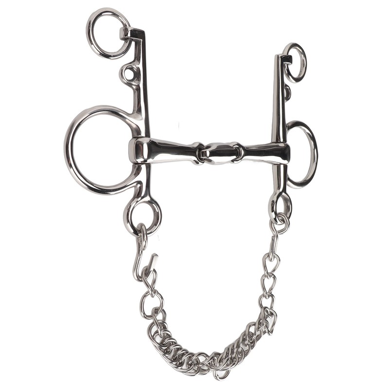Stainless Steel Horse Pelham Bit Gnaw Resistant Ease of Control