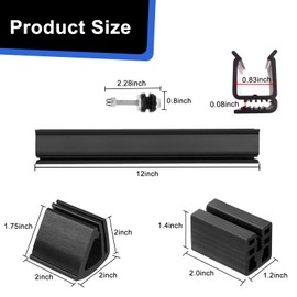 RIZINKART Golf Cart Windshield Clips Retaining Sash Kit for 1994-2013 EZGO TXT DCS PDS, Fit 3/4” Front Struts Tube OEM No. EGWHC12, EGWHC10 618485 (Not Fit EZGO RXV)