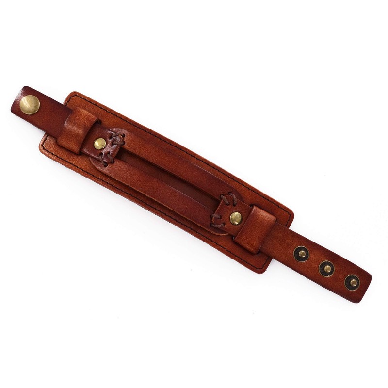 axy LAB1-1 Wide Series Leather Bracelet Genuine Leather Bracelet Vintage
