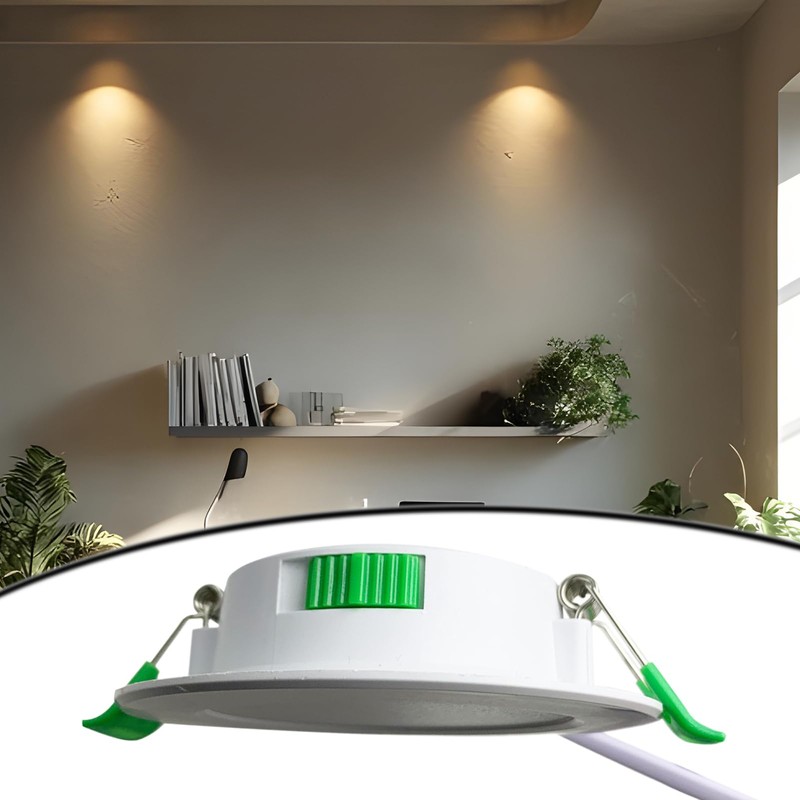 Led Recessed Light - Ultra-Thin Led Recessed Ceiling Light,Dimmable Spotlight