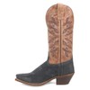 Laredo Navy/Tan Kama Womens's Leather Western Boots 20009, Navy, 9M