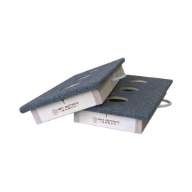 Get Outside Games 12x24 Mini Premium 3 Hole Washer Toss Washers Game Boards by Get Outside Games - Boards + VVashers & Locker, Gray (Standard)