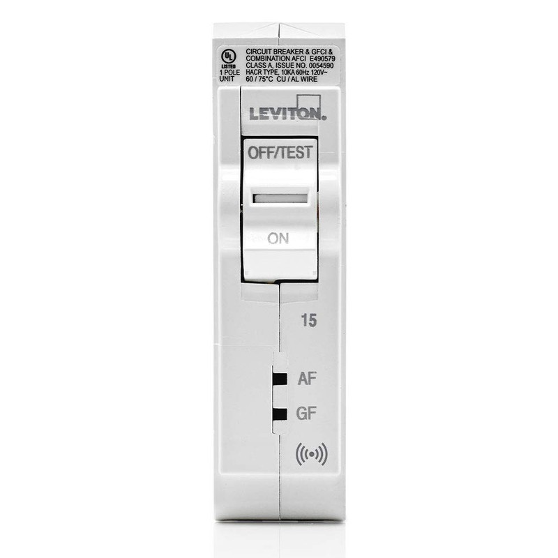 Leviton LB115-DS 15 Amp, 1-Pole Plug-on Smart AFCI/GFCI Branch Circuit