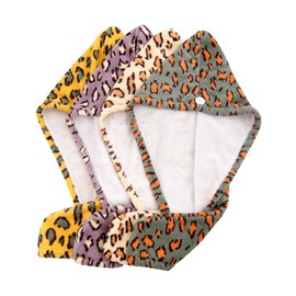 Healvian 4pcs Microfiber Hair Drying Caps Ultra Absorbent Fleece Towel for Quick Drying Lightweight and Portable for Daily Use Bathing and Gym Activities