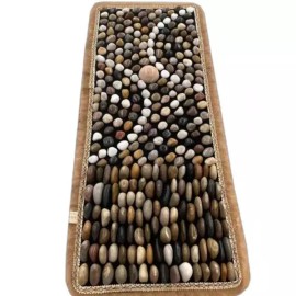 지압발판 지압매트 지압 마사지 발바닥 발지압판 매트 자갈 [F. 150x40c B형] Acupressure Foot Mat Acupressure Massage Foot Sole Foot Pressure Mat Pebbles [F. 150x40c Type B]