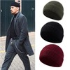 Winter hat, knitted hats for men, hats, unisex, black