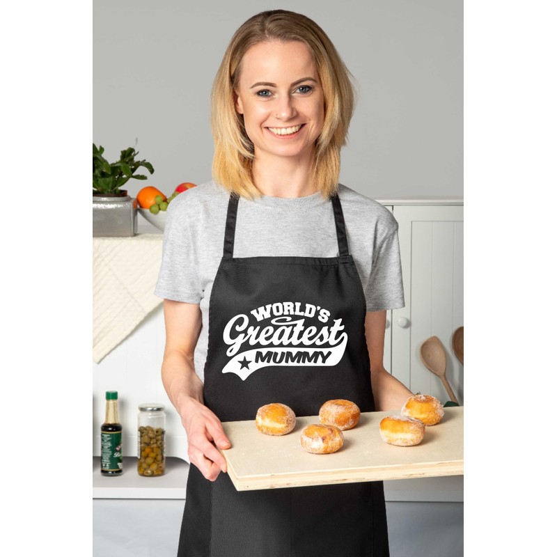 Print4U Apron Greatest Mummy Gift For Her Birthday Mother's Day