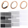 Zonon 114 Pieces/ 6 Sheets Invisible Ring Size Adjuster 6