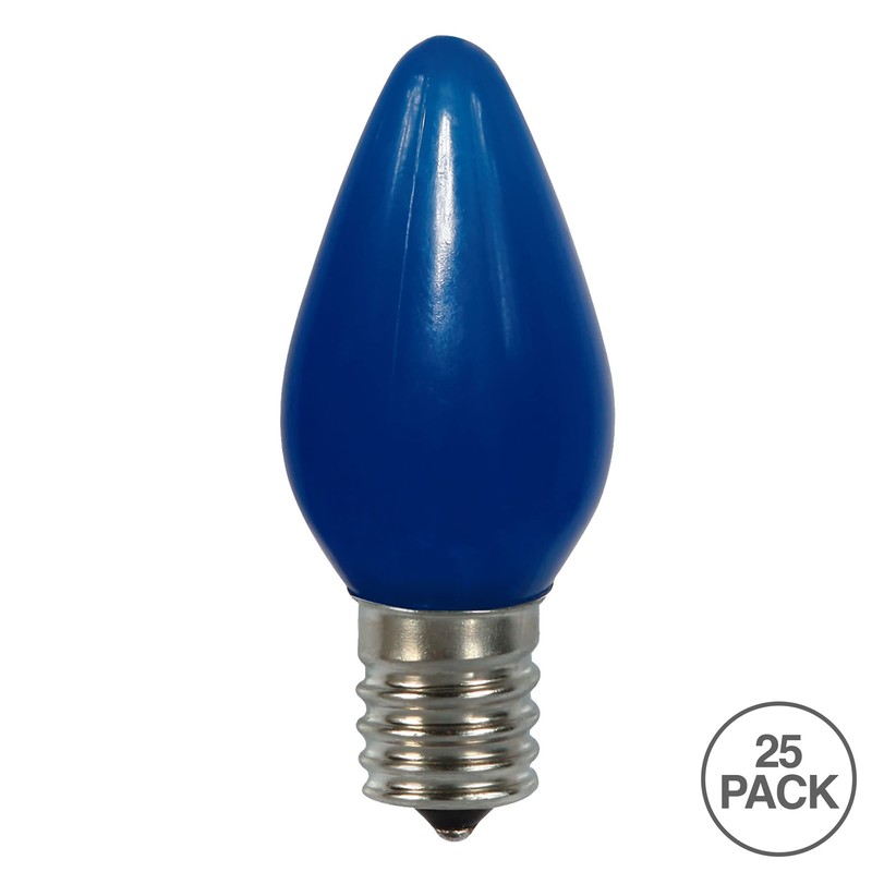 Vickerman C7 Ceramic LED Blue Bulb, Package of 25