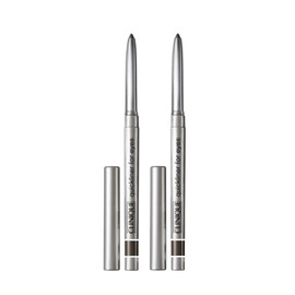 Clinique LOT OF 2 CLINIQUE QUICKLINER FOR THE EYES  #10 DARK CHOCOLATE  NWOB