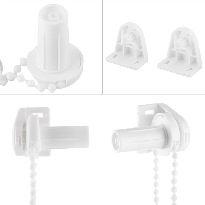 VOBOR 17 mm Set Roller Blind Bracket, Drill-Free Window Bracket