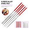 Swpeet 19Pcs Deburring Tool with 6Pcs Needle Files, Diagonal Cutting