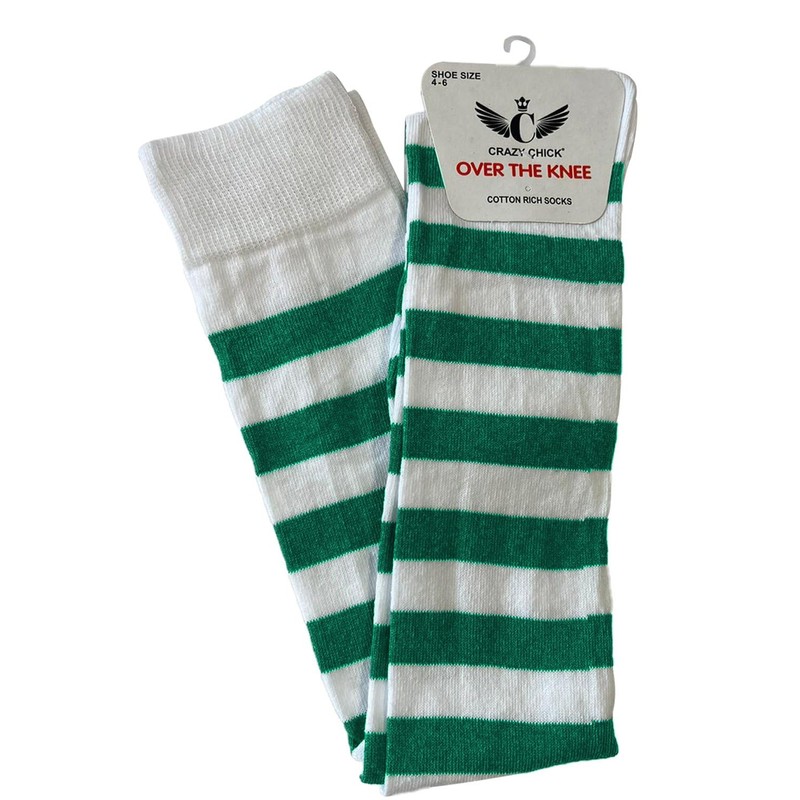 Crazy Chick® Stripe Over The Knee Socks Thigh High Girls
