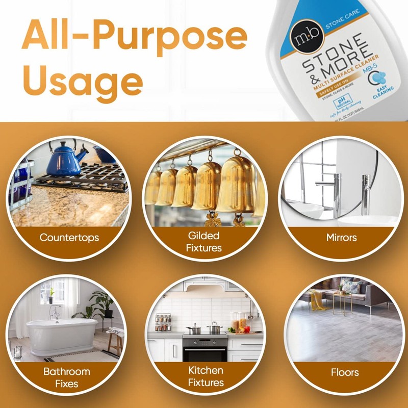 MB-5 Stone & More 2 Pack All Purpose Cleaning Spray