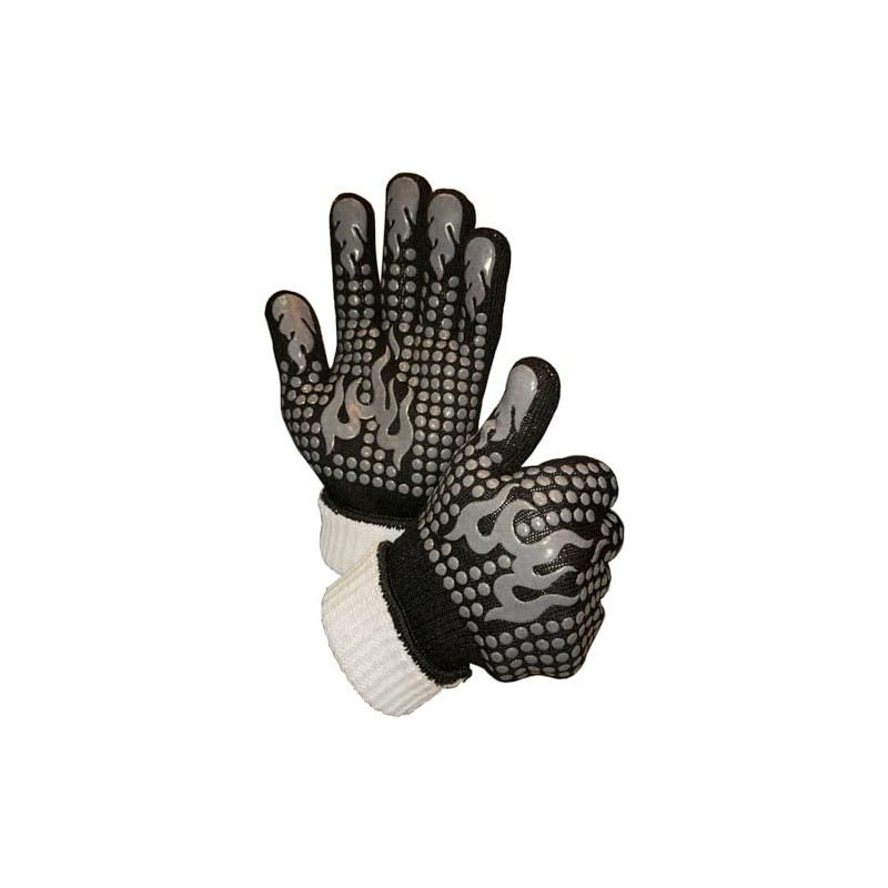 Chimsoc Heat and Flame Resistant Protective Gloves for Wood Burning