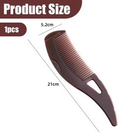 1 Piece Dandruff Comb & Lice Comb Hollow Tooth Head Massage Strong Hair & Scalp Comb with Handle for Better Hair Quality for Women and Men