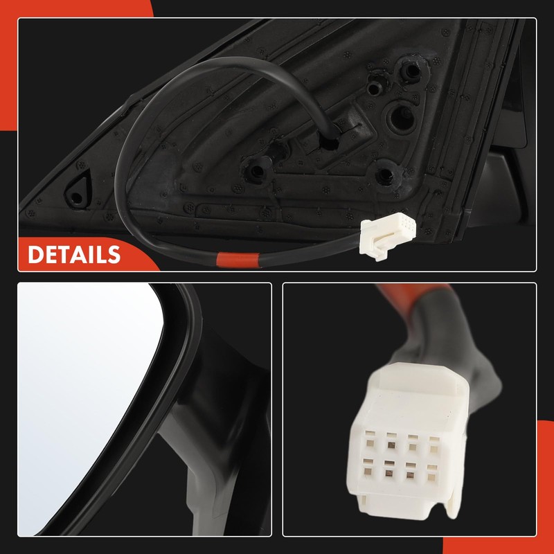 A-Premium Passenger Side Power Door Mirror Compatible with Nissan Altima