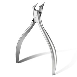 FVION Nail Nippers Corner Pliers Straight Blade - Nail Nippers for Ingrown Toenails and Fingernails, Sharp Tip and Stainless Steel for Strong Toenails