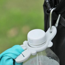 ARFUKA Pack of 4 Bottle Holder Belt Water Bottle Holder Clip Towel Holder Carabiner Outdoor Water Bottle Hook for Camping Hiking and Outdoor Activities