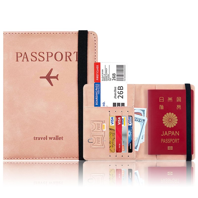 SZSL Passport Case, Skimming Prevention, High-grade PU Leather, Multi-functional Storage