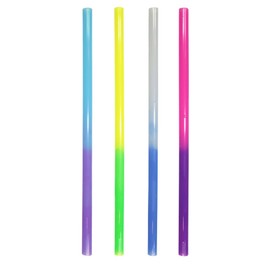 Color Changing Reusable Straw, Set of 24, Multicolor, BPA Free