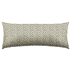 Polka Dot Pillow Cover 14x36 Sage Green Cream White Lumbar Throw Pillow Boho Design Brush Strokes Long Decorative Outdoor Pillowcase Rectangle Cushion Case Decor for Home Sofa Couch Bed