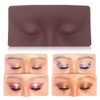 Silicone Face Eye Makeup Practice Board Realistic and Reusable Makeup