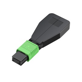 Buxoz MPO/APC 16 Core Female Fiber Loopback Adapter, Singlemode Duplex 50/125μm Fiber Optic Loopback Tester Cable for 40G 100G Networks and QSFP Testing