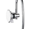 Modern Vacuum Suction Towel Holder for Bathroom - Chrome