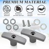 2 Pack RV Waste Valve Handle Replacement set for Waste