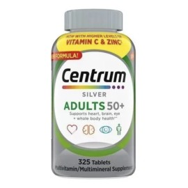Vitaminas Y Minerales Adulto 50+ Centrum 325 Caps Multivitam Sabor Sin Sabor