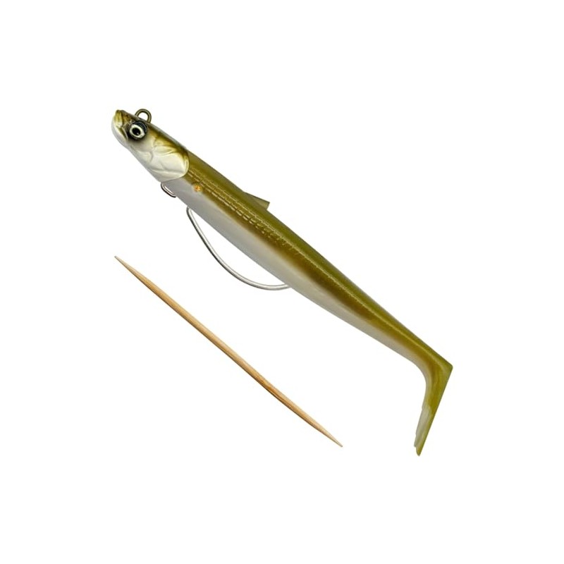SAVAGE GEAR Ralistic Soft Bait Lure SANDEEL V2 Weedless 13cm/31g