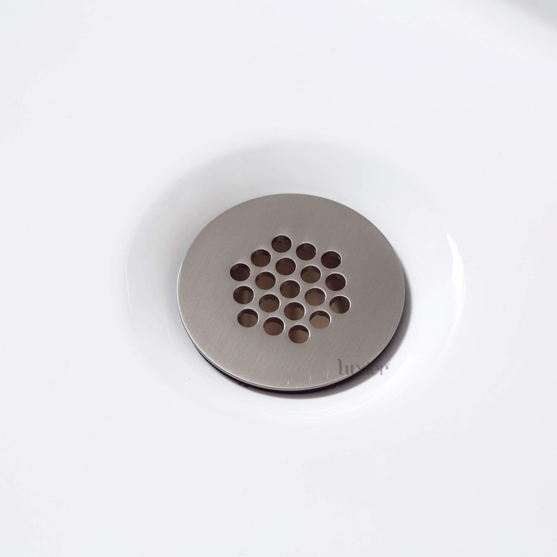 Luxier Brass Bathroom Sink Grid Drain Strainer for Vessel and