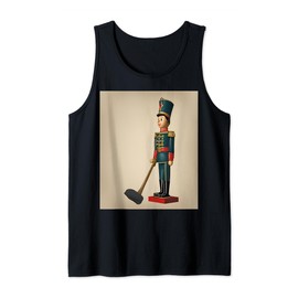 Vintage Wooden Toy Soldier Graphic Tank Top