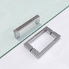 AQUALAVOS Shower Door Handle Stainless Steel Chrome Effect
