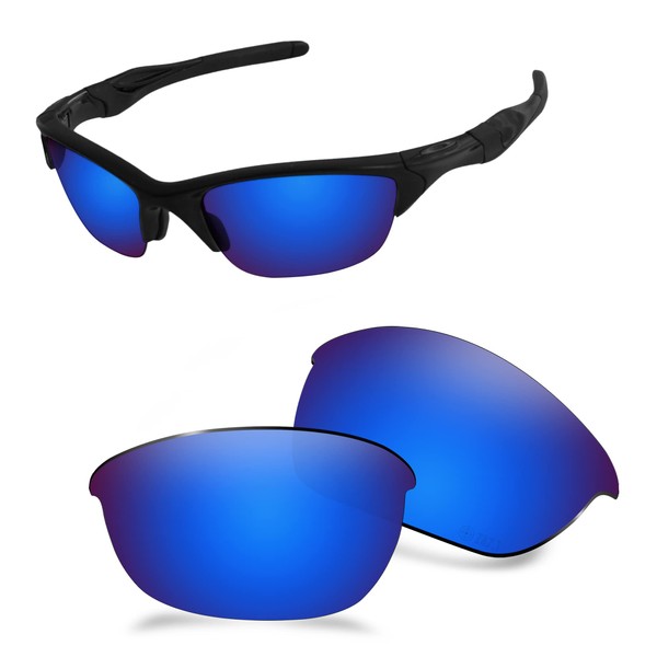 AOZAN ANSI Z87.1 - Lentes de repuesto compatibles con gafas de sol Oakley Half Jacket 2.0 OO9144, Azul Capri, Half Jacket 2.0