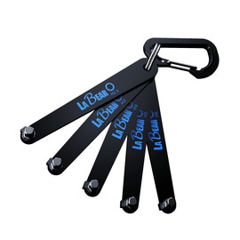 LABEAR - Metric HEX Ultra Low Profile Offset Screwdriver Set 5 Piece, 90 Degree Straight Slim Plate For Tight Area, EDC Screwdriver 5pcs Set