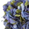 Nearly Natural Blooming Hydrangea with Vase Artificial Plant, Blue