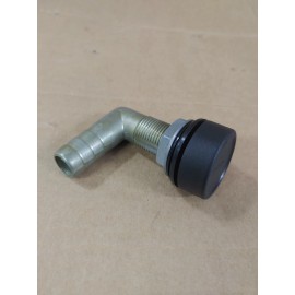 PERKO *NEW* 90 DEGREE ANGLED FUEL TANK VENT WITH SWIVEL ELBOW #0571DP4BLK
